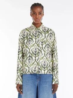 Silk twill shirt