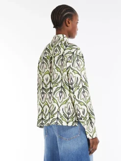 Silk twill shirt