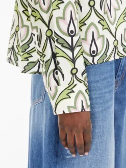 Silk twill shirt