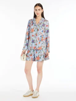 Silk twill shirt