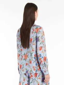 Silk twill shirt