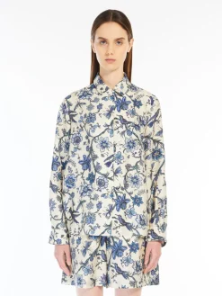 Silk twill shirt
