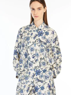 Silk twill shirt