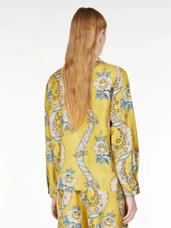 Silk twill shirt
