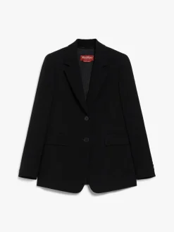 Single-breasted cady blazer