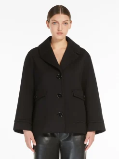 Single-breasted jersey jacket
