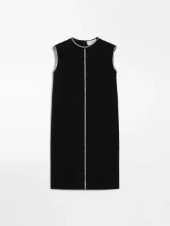 Sleeveless stretch viscose dress