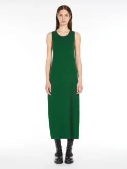 Sleeveless stretch viscose dress