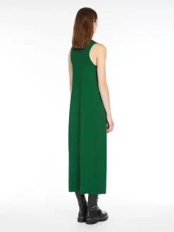 Sleeveless stretch viscose dress