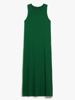 Sleeveless stretch viscose dress