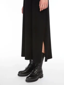 Sleeveless stretch viscose dress