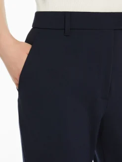 Slim jersey trousers