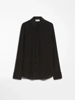 Slim-fit silk shirt