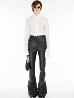 Slim-fit silk shirt