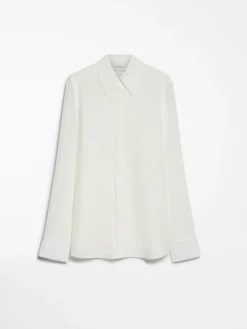 Slim-fit silk shirt