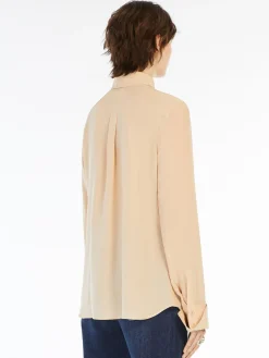 Slim-fit silk shirt