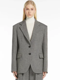 Slim-fit tweed blazer
