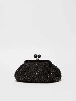 Small crystal leather Pasticcino Bag