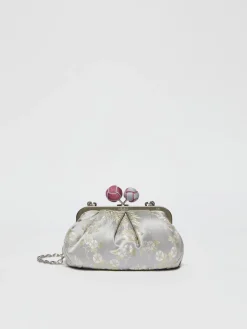 Small jacquard silk Pasticcino Bag