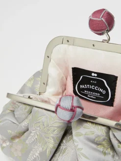 Small jacquard silk Pasticcino Bag