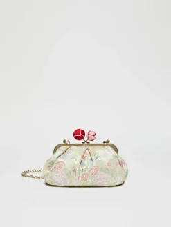 Small jacquard silk Pasticcino Bag