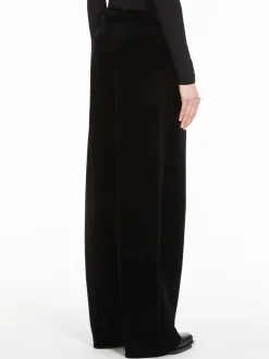 Soft velvet trousers