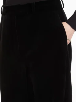 Soft velvet trousers