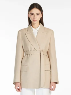 Soft wool, silk and cashmere jacket