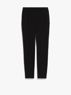 Straight-fit technical cady trousers