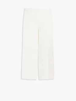 Straight-fit technical jersey trousers