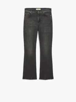 Stretch denim cropped jeans