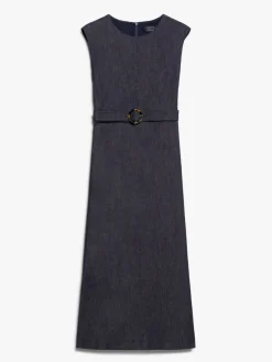 Stretch denim pencil dress
