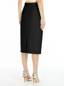 Stretch fabric sheath dress