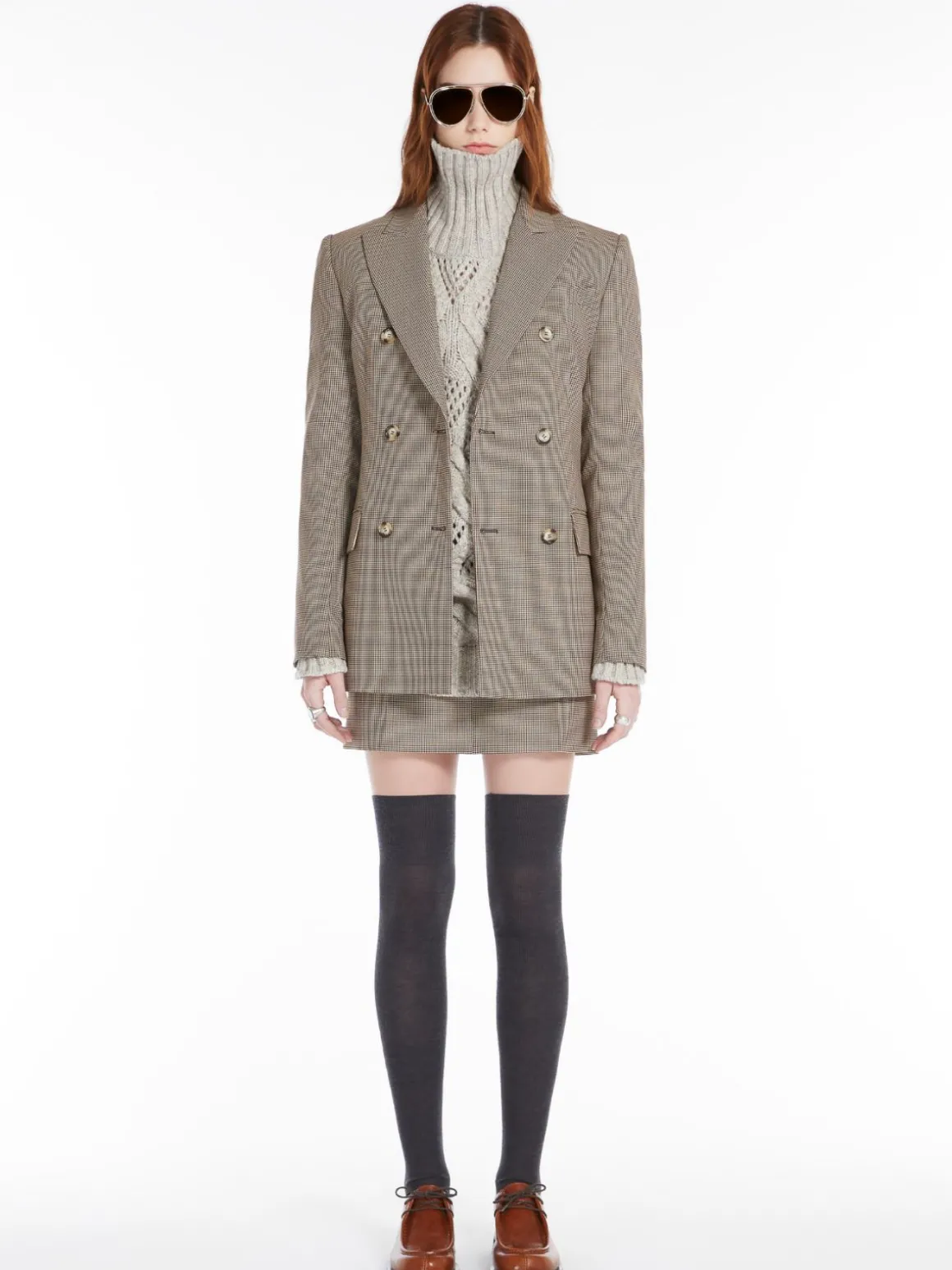 Stretch gabardine blazer