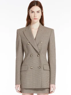 Stretch gabardine blazer