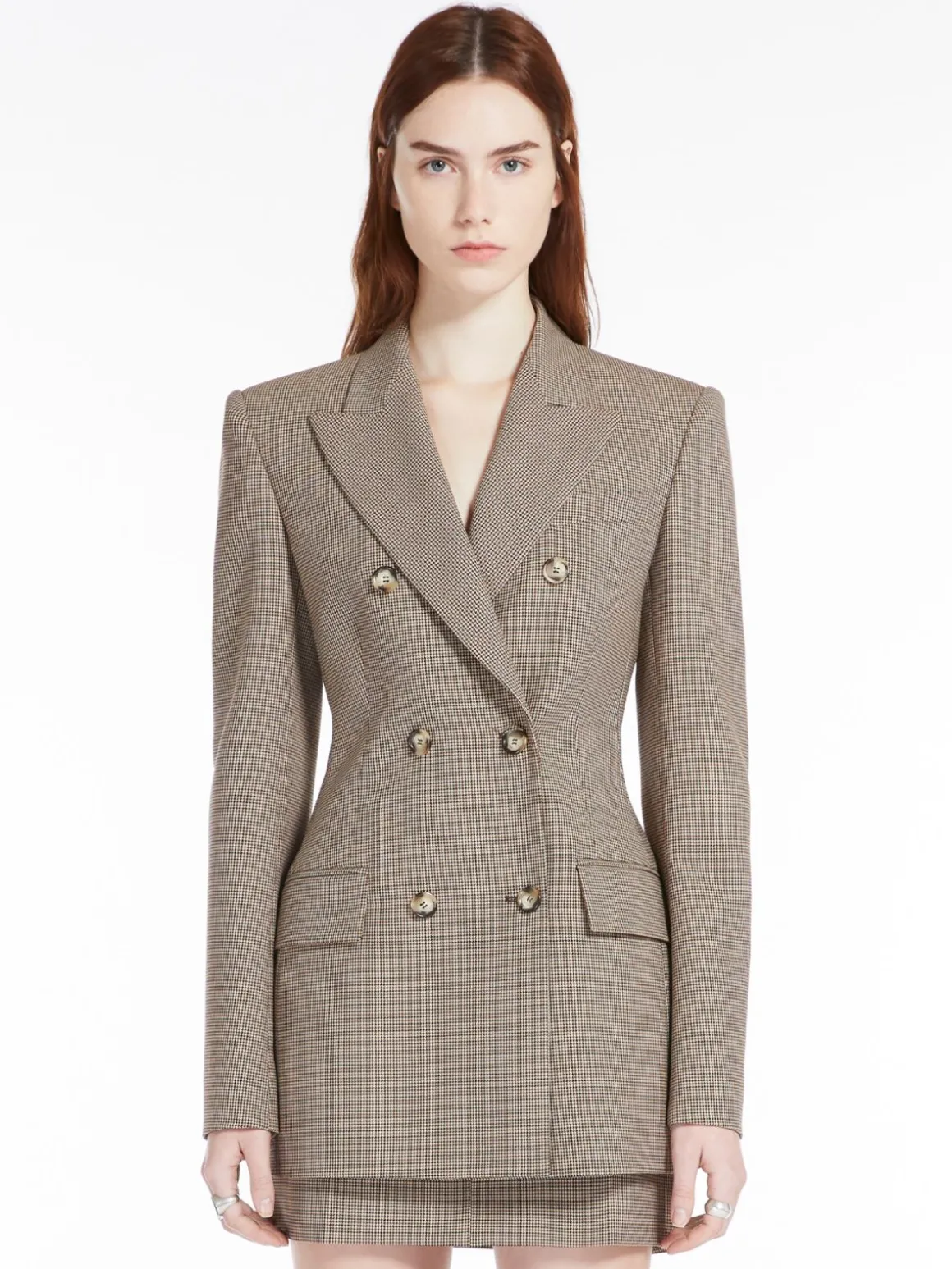 Stretch gabardine blazer