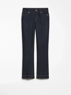 Stretch mini flare jeans