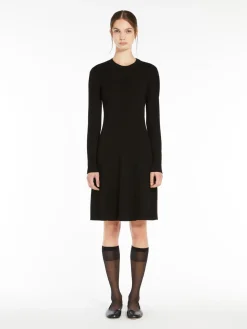 Stretch viscose knit dress