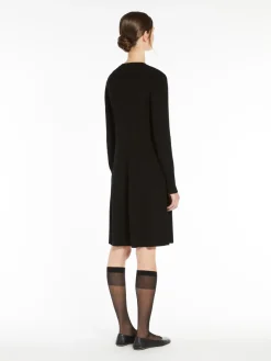 Stretch viscose knit dress