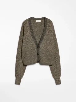 Stretch viscose maxi cardigan
