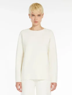 Stretch viscose sweater