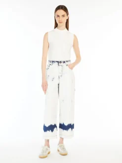 Stretch viscose top