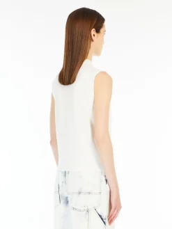 Stretch viscose top