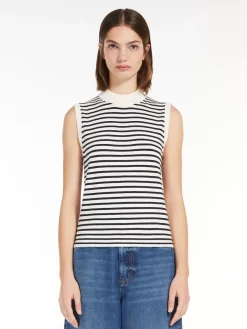 Stretch viscose top