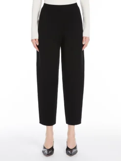 Stretch viscose trousers