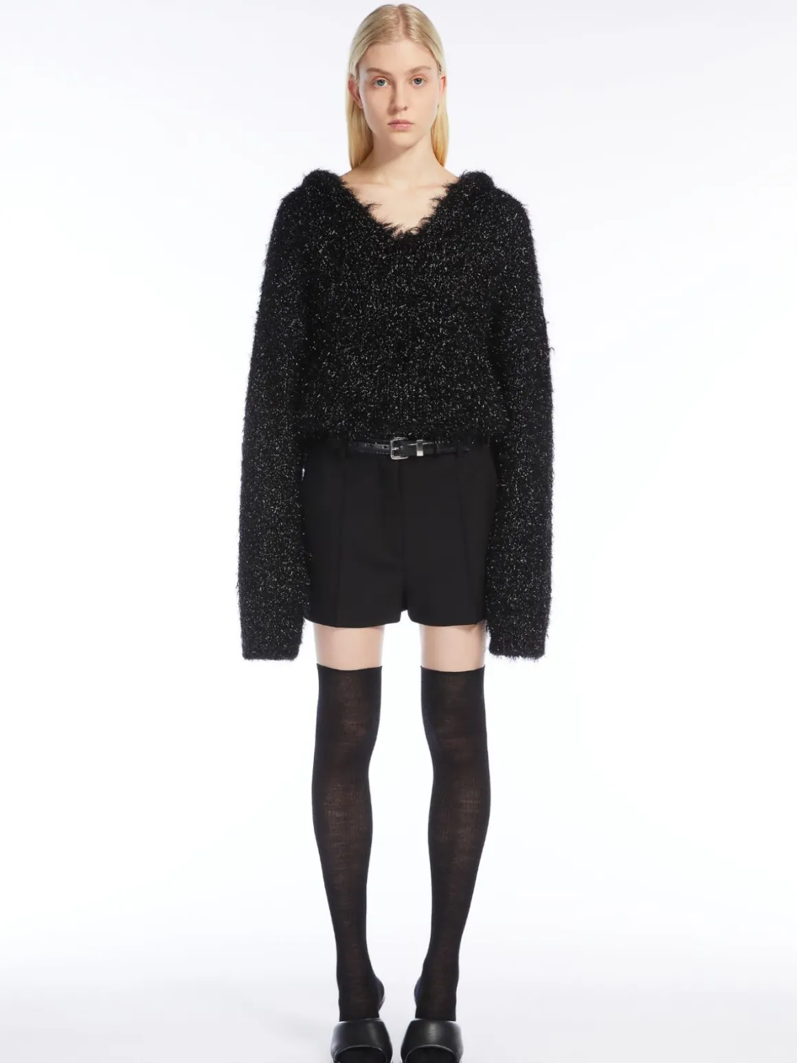 Stretch wool shorts