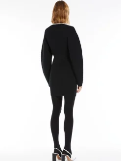 Stretch-cotton knit dress