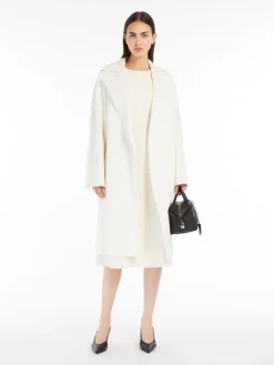 Stretch-viscose flared dress