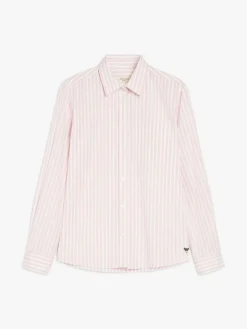Striped cotton-poplin shirt