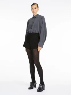 Suede hot pants